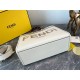 MEDIUM Fendi SUNSHINE Leather Shopper White High