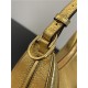 Fendigraphy Small Leather Bag Gold High