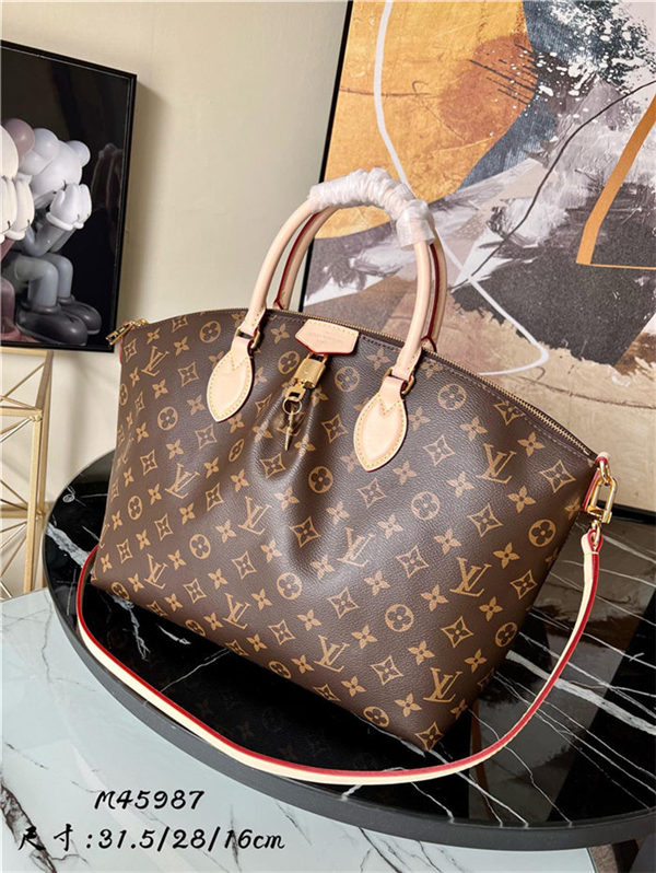 Louis Vuitton Boétie MM zipped tote Monogram coated canvas M45987 High