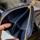 Louis Vuitton ZIPPY COIN PURSE Monogram jacquard denim Blue M81185 High