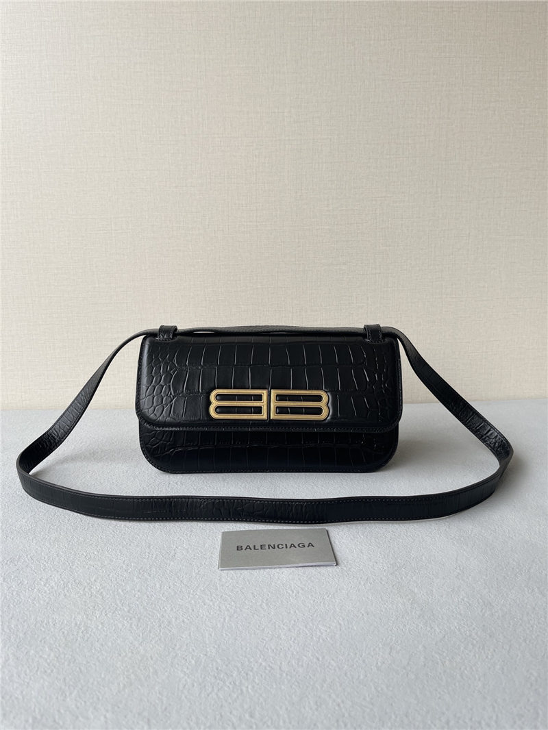 WOMEN'S GOSSIP SMALL BAG Crocodile Embossed High