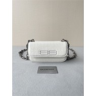 WOMEN'S GOSSIP XS BAG WITH CHAIN Crocodile Embossed High