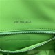 WOMEN'S HOURGLASS SMALL TOP HANDLE BAG Grained Leather Green High