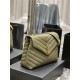 LOULOU MEDIUM IN MATELASSÉ “Y” LEATHER Gold-Tone Green High