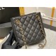 Chanel BUCKET BAG AS3176 Grained Calfskin Gold-Tone Metal Black High