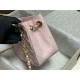 Chanel BUCKET BAG AS3176 Grained Calfskin Gold-Tone Metal Pink High