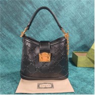 Small GG shoulder bag 675788 Black High