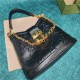 Small GG shoulder bag 675788 Black High