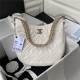 HOBO HANDBAG AS3153 Lambskin & Gold-Tone Metal White A