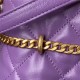 Chanel BUCKET BAG AS3116 Lambskin Enamel & Gold-Tone Metal Purple A