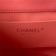 Chanel BUCKET BAG AS3116 Lambskin Enamel & Gold-Tone Metal Coral A