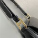 Prada Brushed leather shoulder bag 1BD345 Black High