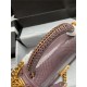 BOY Chanel FLAP BAG WITH HANDLE Python & Gold Metal High