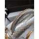 BOY Chanel FLAP BAG WITH HANDLE Python & Gold Metal High