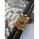 BOY Chanel FLAP BAG WITH HANDLE Python & Gold Metal High