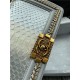 BOY Chanel FLAP BAG WITH HANDLE Python & Gold Metal High