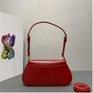 Prada Brushed leather shoulder bag 1BD345 Red High