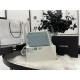 Chanel VANITY WITH CHAIN Lambskin Imitation Pearls & Gold-Tone Metal Blue High