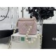 Chanel SMALL VANITY WITH CHAIN Lambskin Imitation Pearls & Gold-Tone Metal Pink High