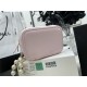 Chanel SMALL VANITY WITH CHAIN Lambskin Imitation Pearls & Gold-Tone Metal Pink High