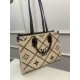 Louis Vuitton ONTHEGO MM Embroidered embossed supple grained cowhide leather M46016 High