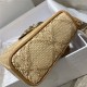 LADY D-JOY BAG MEDIUM Cannage Raffia Natural High