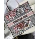 LARGE Dior BOOK TOTE La Force Embroidery Multicolor High