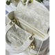 MEDIUM LADY D-LITE BAG Dior Around the World Stella Embroidery Gold-Tone High