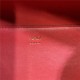 MEDIUM Fendi SUNSHINE Leather Shopper with Decorative Stitching Orange-Red High