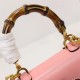 Gucci Bamboo 1947 mini top handle bag Pink Leather 686864 High