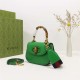 Gucci Bamboo 1947 mini top handle bag Green Leather 686864 High