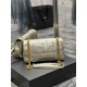 JAMIE MEDIUM "CARRÉ RIVE GAUCHE" IN LAMBSKIN Gold High