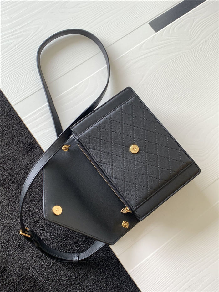 GABY MINI SATCHEL IN QUILTED LAMBSKIN High