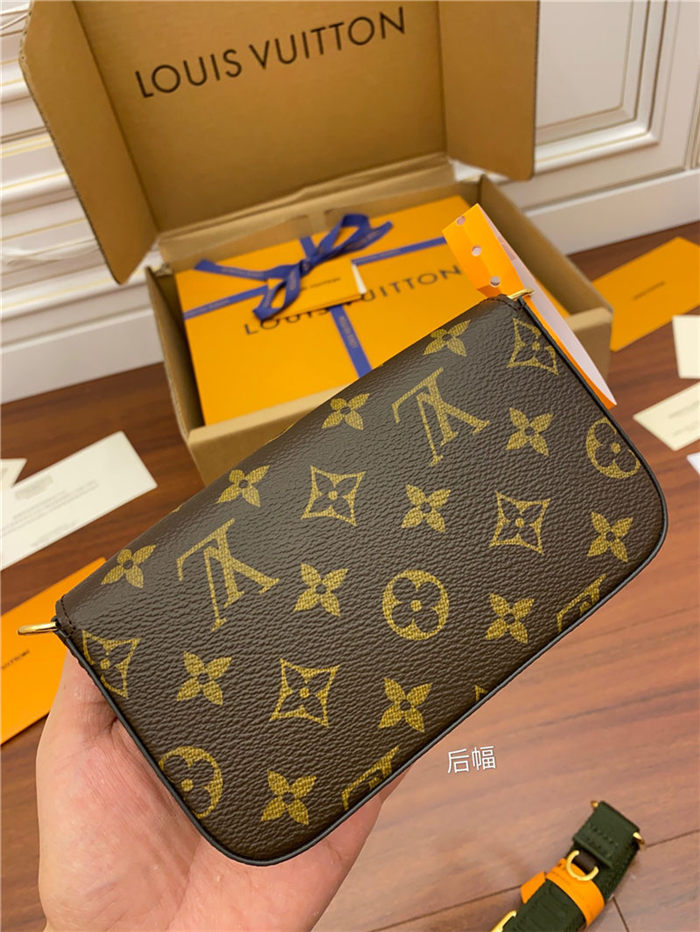 Louis Vuitton Félicie Strap & Go Monogram coated canvas M80091 Top