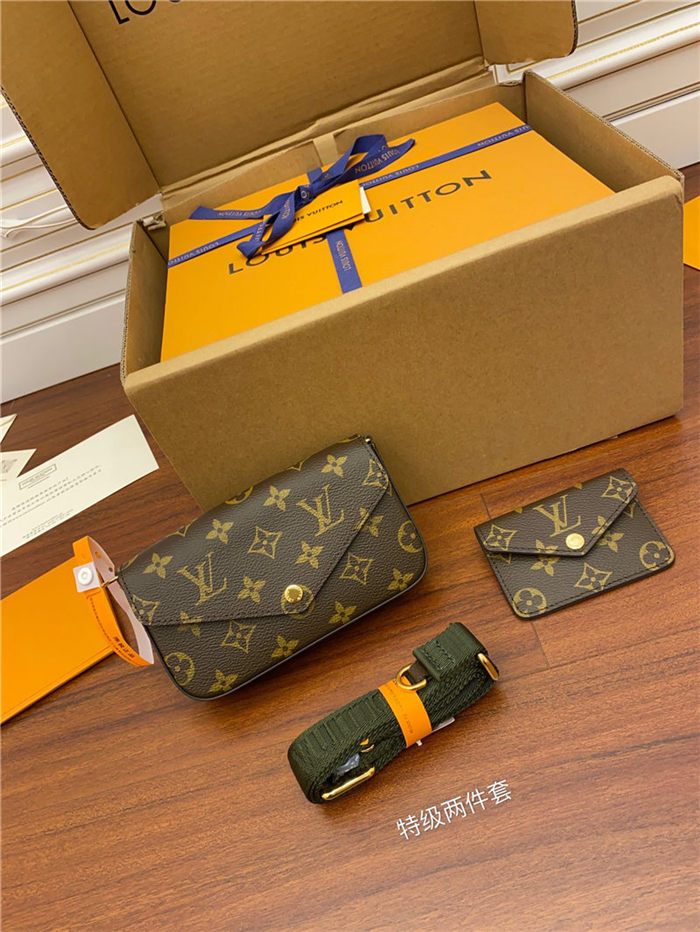 Louis Vuitton Félicie Strap & Go Monogram coated canvas M80091 Top