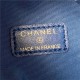 Chanel MINI BUCKET WITH CHAIN Printed Denim & Lacquered Gold-Tone Metal A