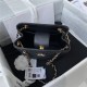 Chanel BUCKET BAG AS3176 Grained Calfskin Gold-Tone Metal Black A