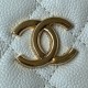 Chanel BUCKET BAG AS3176 Grained Calfskin Gold-Tone Metal White A