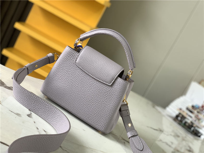 Louis Vuitton CAPUCINES MINI Taurillon Lilac M58718 High