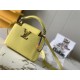 Louis Vuitton CAPUCINES MINI Taurillon/Lizard Yellow M94048 High