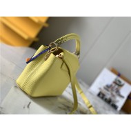 Louis Vuitton CAPUCINES MINI Taurillon/Lizard Yellow M94048 High