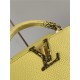 Louis Vuitton CAPUCINES MINI Taurillon/Lizard Yellow M94048 High