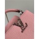 Louis Vuitton CAPUCINES MINI Taurillon/Lizard Pink M94048 High