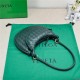 BV Small Gemelli Shoulder bag Emerald green High