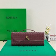 BV Long Clutch Andiamo With Handle Barolo High