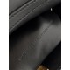 WOMEN'S RODEO SMALL HANDBAG smooth calfskin Black Gold-Metal High