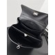 WOMEN'S RODEO MINI HANDBAG smooth calfskin Black Silver-Metal High