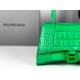 WOMEN'S HOURGLASS SMALL TOP HANDLE BAG Crocodile Green High