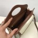 Mini Two-tone Canvas and Leather Pocket Bag Tan High