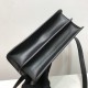 Medium Grainy Leather TB Bag Black High